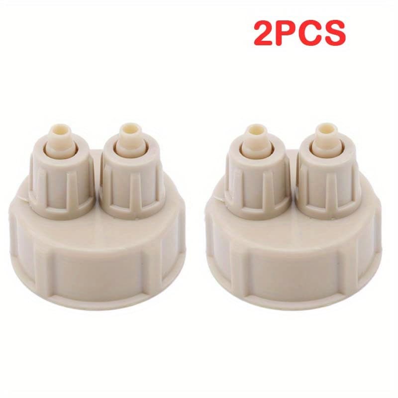 Double Connector Bottle Aquarium Co2 System: Live Plant Air Diffuser With Tube Valve And Bottle Gauge