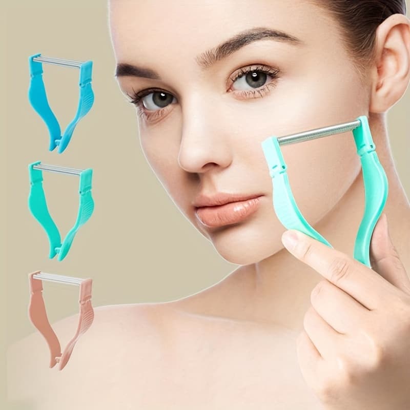 1pc Facial Hair Remover, Spring-loaded Face Tweezer For Plucking Facial Hair, Lip Hair, And Sweat Hair, Facial Hair Epilator