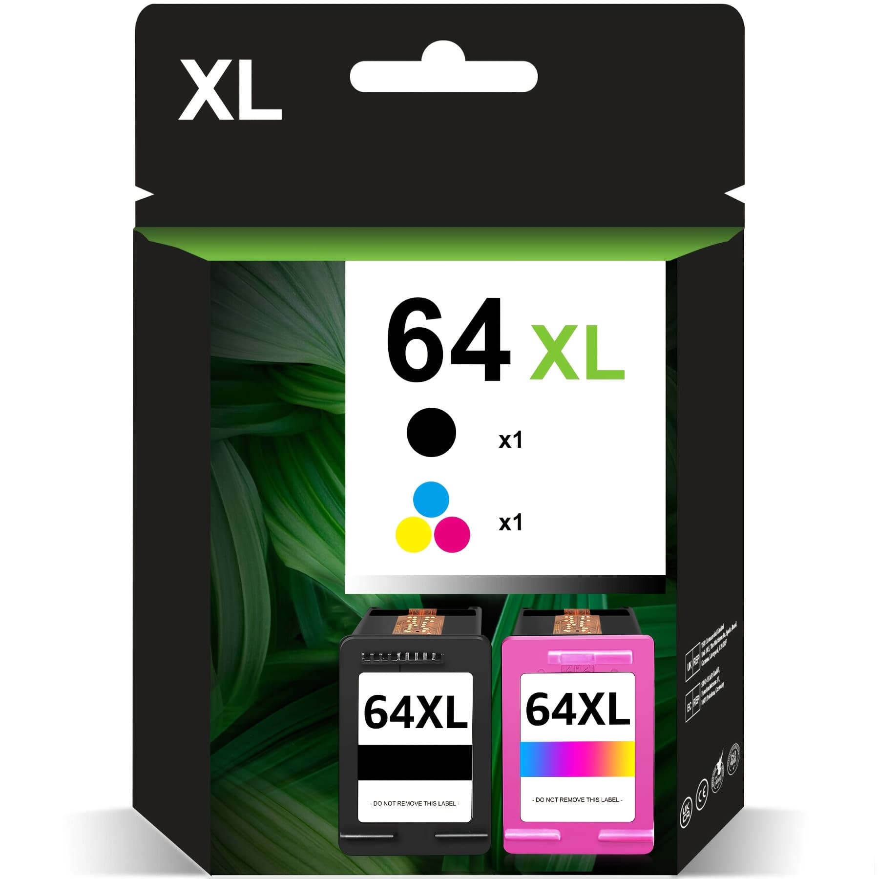 1-4 Pack 64xl Ink Cartridge Compatible For 64xl Black & Ink Cartridge 64 Xl For Photo 7855 7858 7155 7158 7955e 7958e 7255e Printers