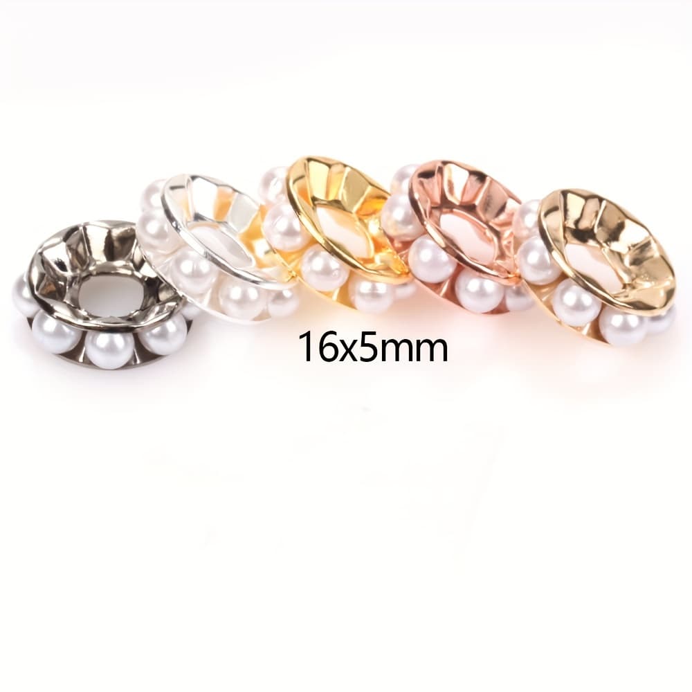 50pcs 13x3.5mm/16x5mm Round For Jewelry Diy Bracelets Necklace Accessories