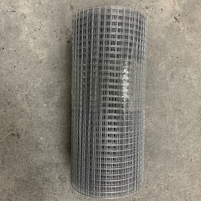 Hardware Cloth 1/4 Inch Galvanized Wire Mesh Roll 16 Inch X 20ft (23ga) For Garden Plant Welded Metal Wire Fencing Roll, Rabbit Cages Fence (16in-20ft)