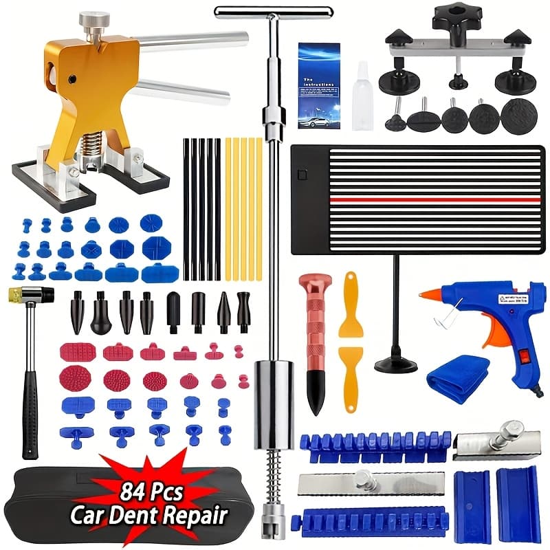 Car Dent Repair Auto Puller Removal Tools Car Body Suction Cup Dent Usb Led Line Wire Board Repair Kit