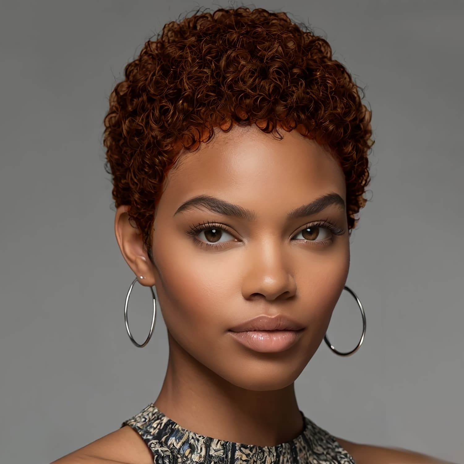 Wigs With Synthetic Afro Curls For Women, Featuring Styles In Brown And Red. In , Short Curly Wigs Are Perfect For Christmas