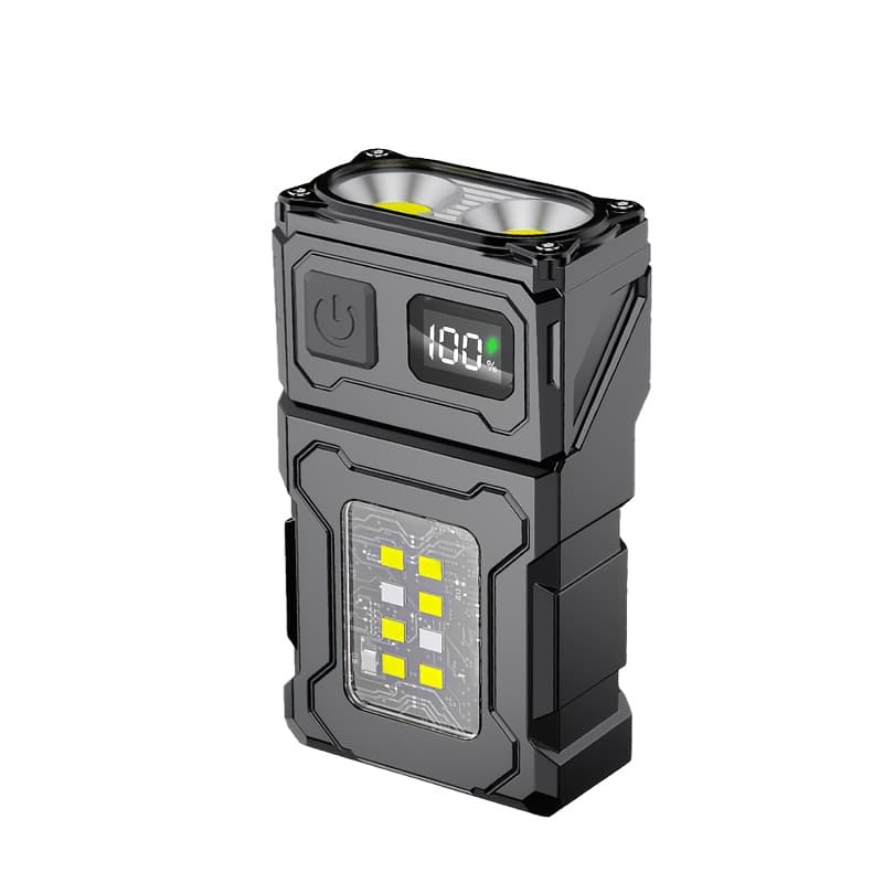 Worsen Dc08 Rechargeable Led Work Light, 300 , 90° Adjustable, Magnetic Base, Portable Multifunctional Lamp