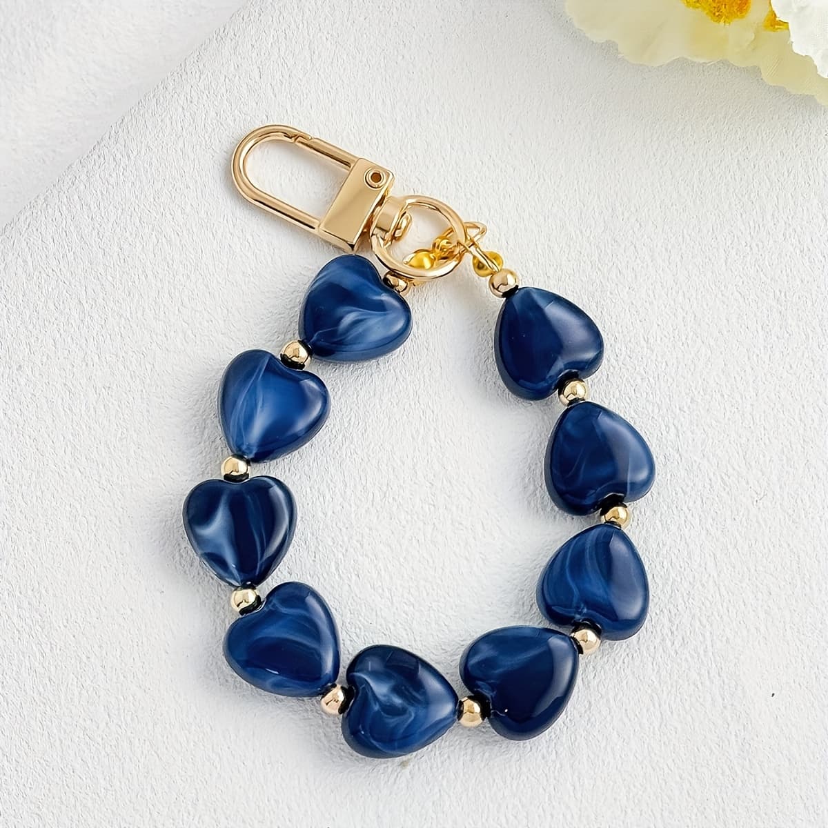 A Light Luxury Acrylic Resin Heart Diy Phone Charm, Phone Case Accessory, Bag Pendant, Christmas Small Gift Keychain