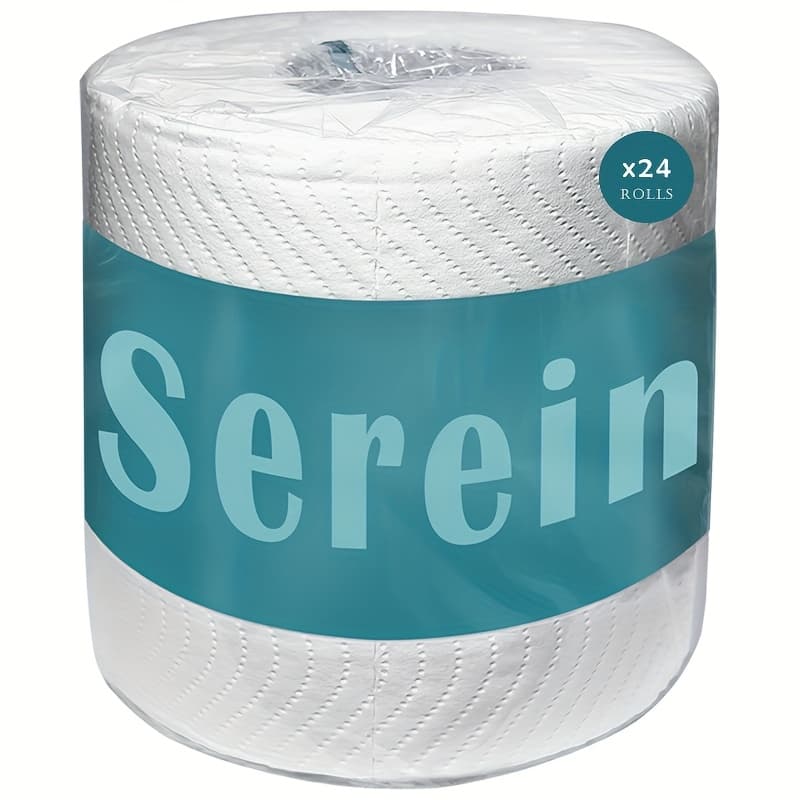 3-ply Bamboo Tissue Paper - 24 Rolls Per Box, 3-layer Paper Towels