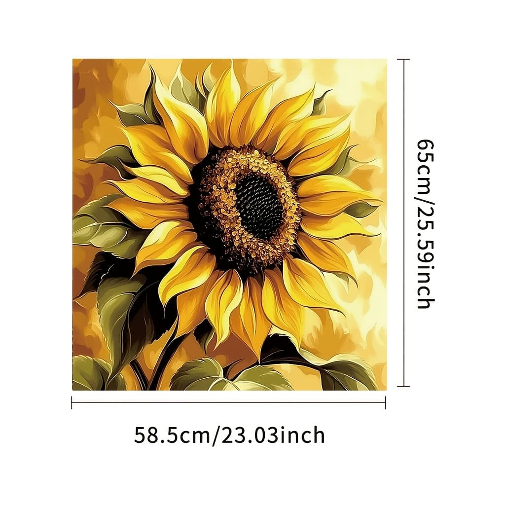 A Vibrant Sunflower Print Dishwasher And Refrigerator Magnetic Sticker, A Creative Dishwasher Decoration, Reusable, Home Kitchen Decorative Magnetic Sticker, Holiday Gift , Festive Party Gift