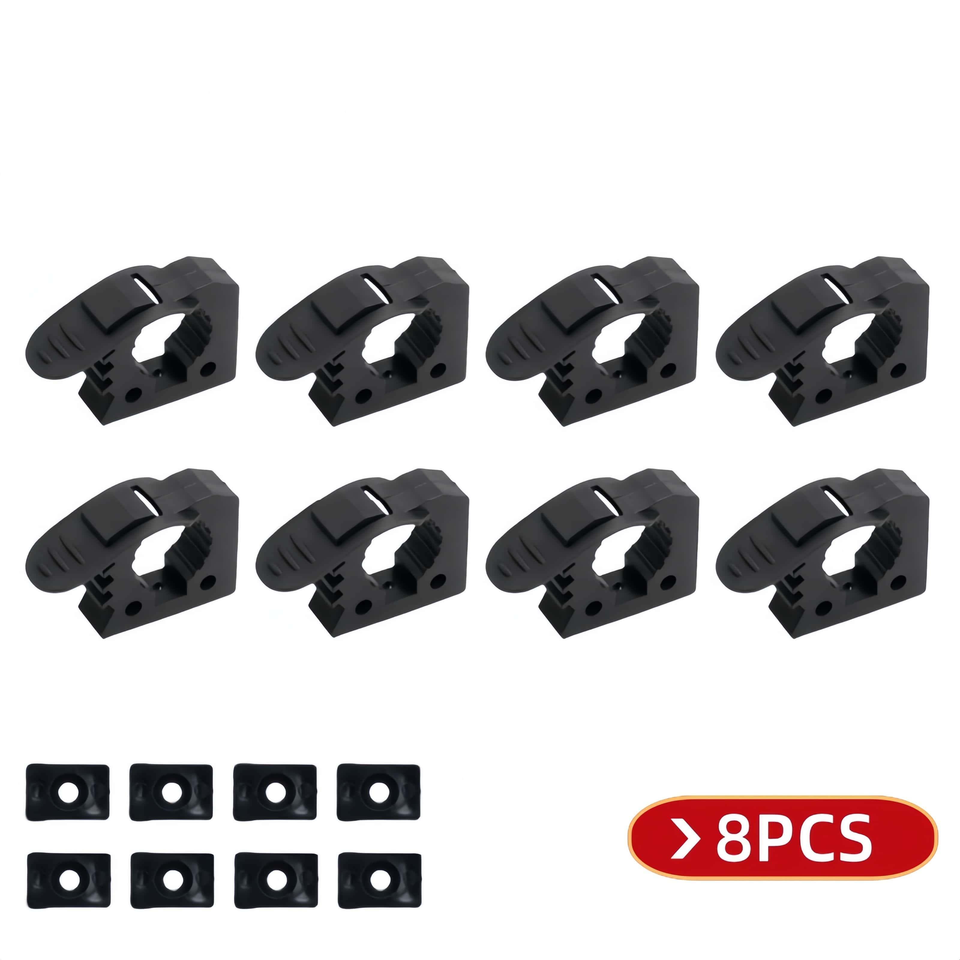 8 Quick Clamps, Synthetic Rubber Installation Tool, Suitable For Off-road Vehicles, , Utvs, And Truck Accessories Rubber Clamps