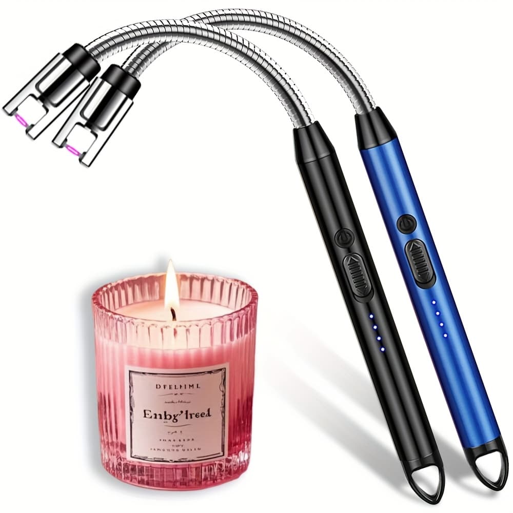 Usb Rechargeable - Perfect Suitable For Candles, Bbq And Camping | Tool With Long-lasting 170mah Battery, Smart Quick Igniter, Fire Starter