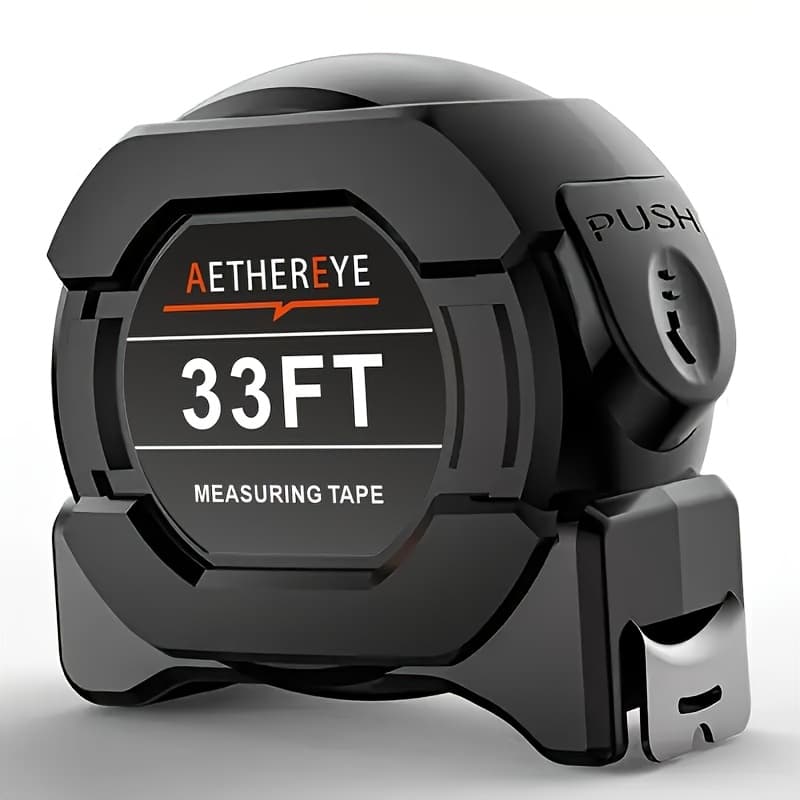 Aethereye 16ft/33ft High-precision Laser-coated Measuring Tape With , Sturdy Carbon Steel Build, Textured Grip For , Perfect For Office And Tasks, Professional Measurement | | Carbon Steel Tape