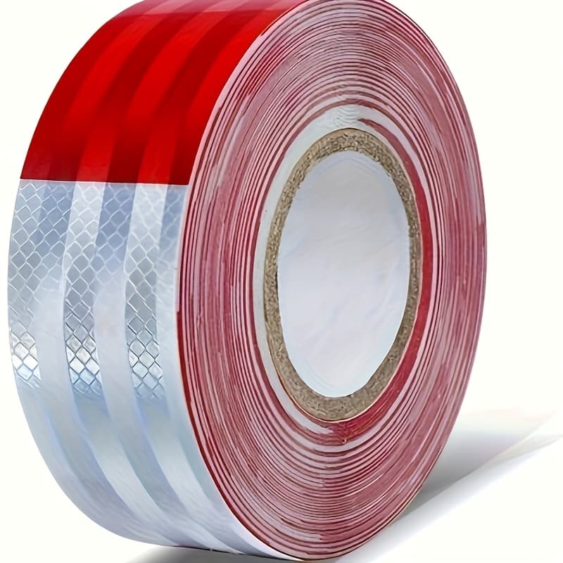 Dot-c2 Reflective Tape | 2" X 60 Ft High- Prismatic Grade | , Waterproof & Abrasion-resistant | For Night Safety | Ideal For Truck Trailer, Bicycle, Helmet, Emergency Kit & More