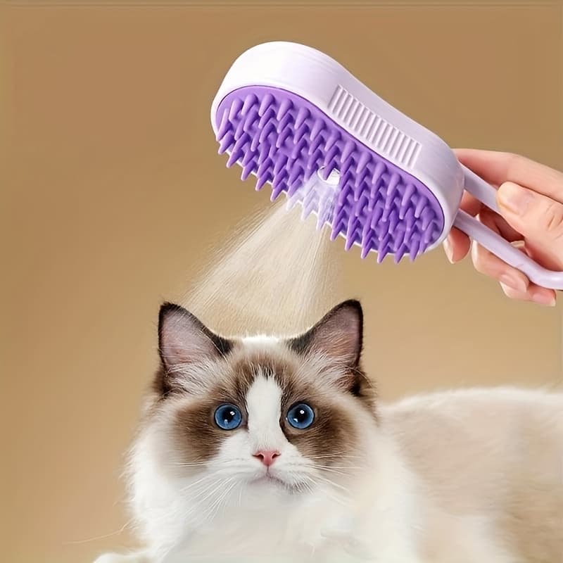 3-in-1 Self-cleaning Pet Grooming Brush With For Shedding Control (2026 New Model)