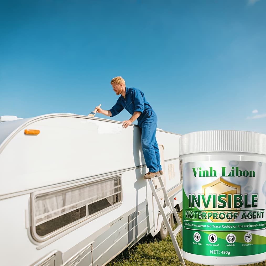 Rv Roof Sealant Is Used For Leak Repair And Surface Maintenance In Vehicles And Indoor Use - Quick-drying, Heat-resistant, Long-lasting Protection, And With Tools, Rv Accessories Space!