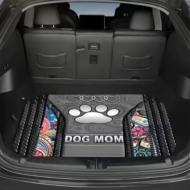 This Elegant Car Trunk Mat, Designed In A Luxurious Heart-shaped Paw Print, Fits Your Trunk, Providing Effective Against Stains And Scratches While Enhancing The Interior Of Your Vehicle With A