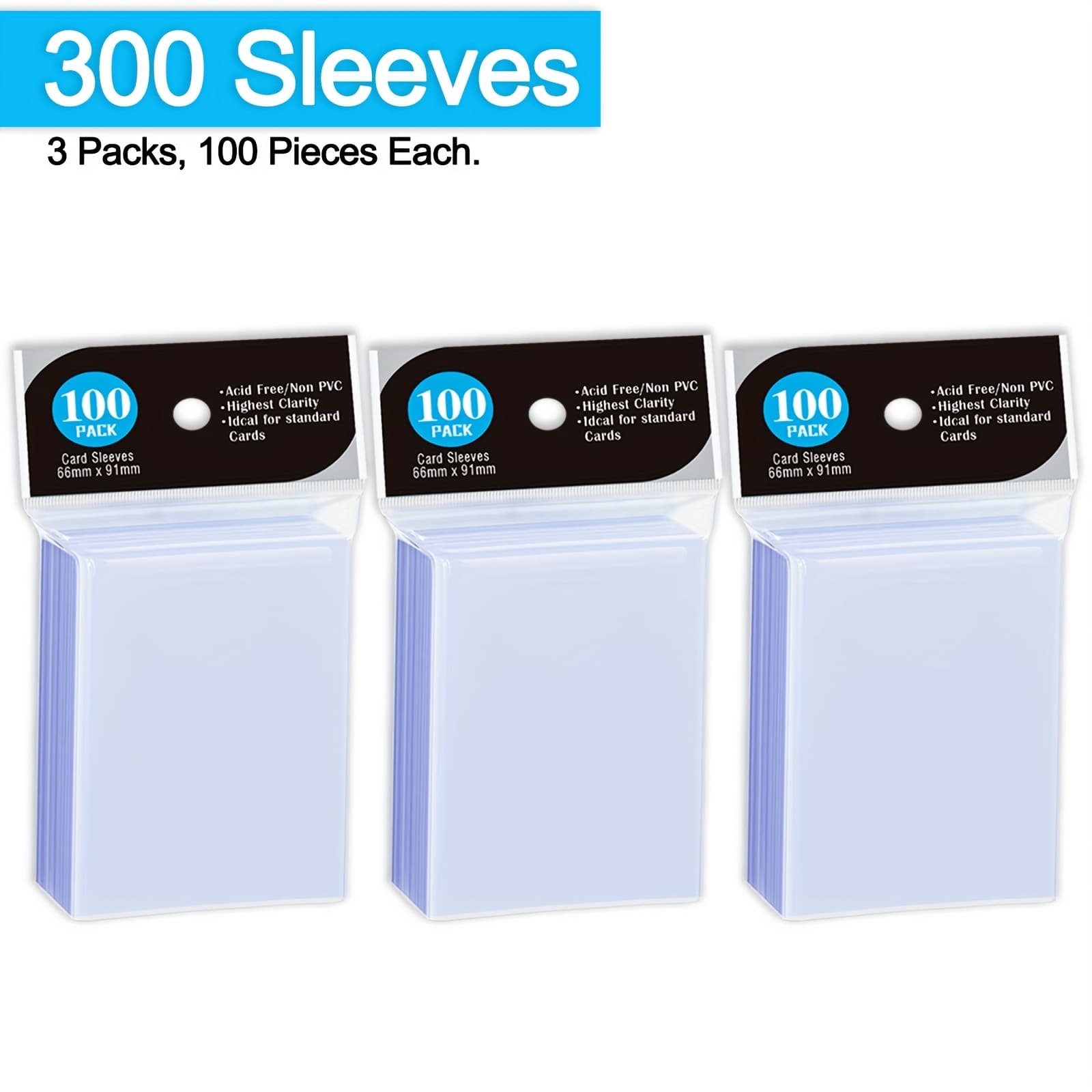 Card Sleeves For Trading Cards, Clear Penny Sleeves, Baseball Card Sleeve, Soft Sports Card Sleeve, Plastic Card Protector Fit For Game Card Standard Cards