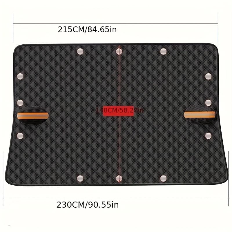 The Car Windshield Snow Cover Is With 12 Magnets , Ensuring A To The Vehicle. It Can Be Used In Summer To Block And The Interior Temperature