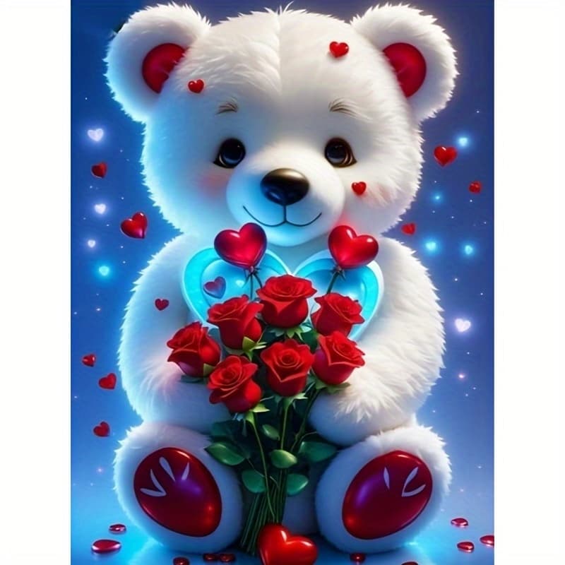 1pc 5d Painting Kit, Acrylic , Handmade Art, Valentine's Day , Wall Hanging Decoration