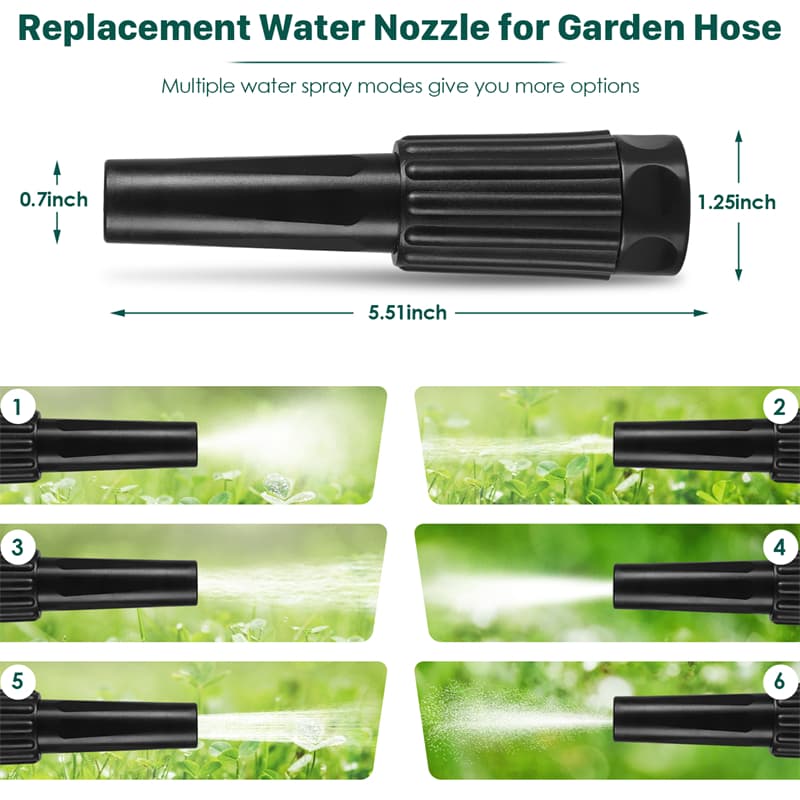 Metal Garden Hose, 100ft Stainless Steel Flexible Water Hose With 10 Adjustable Patterns Spray Nozzle, Heavy Duty Water Pipe , Kink Free , 2 Nozzles - image 7