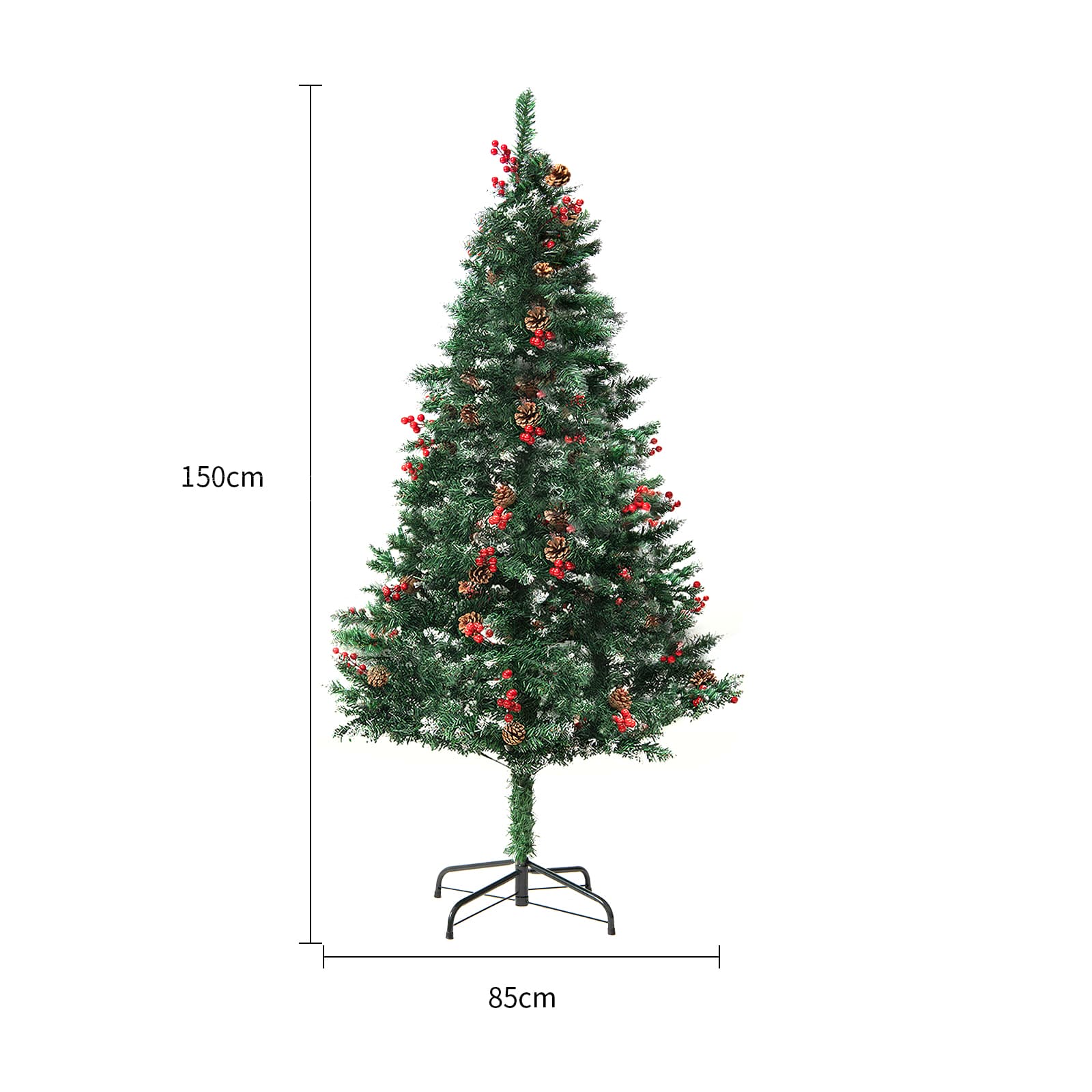 Christmas Tree PVC Artificial Snow Christmas Tree Mall Window Decoration Tree Cedar Christmas Tree Christmas Decoration Supplies - image 6