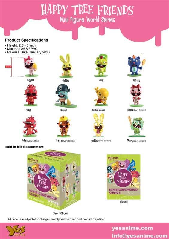 Happy Tree Friends Series One Blind Box PDQ/25 - image 2