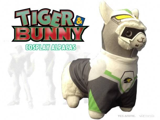 Tiger & Bunny 12Inches  Wild Tiger Hero Suit Cosplay Alpaca