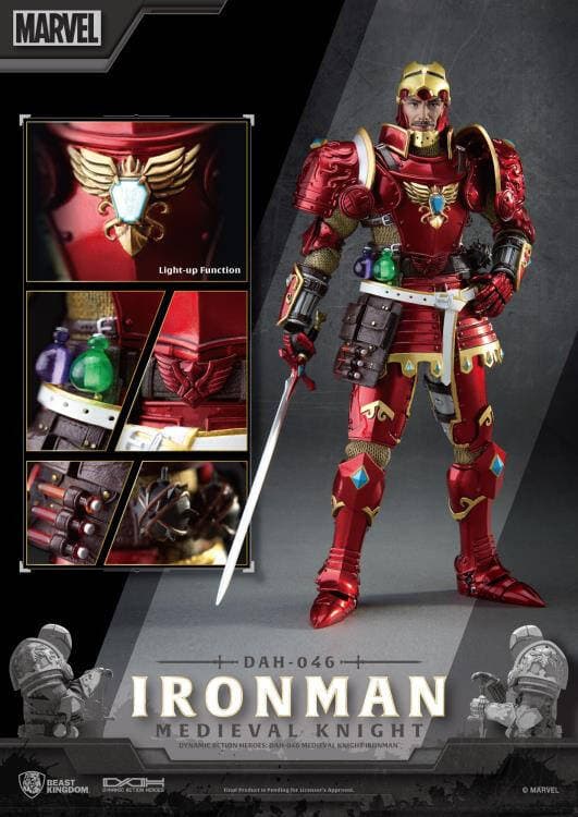 Medieval Knight Iron Man DAH-046 Dynamic 8-Ction Figure - image 2