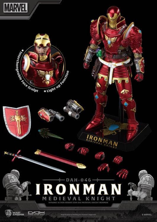 Medieval Knight Iron Man DAH-046 Dynamic 8-Ction Figure