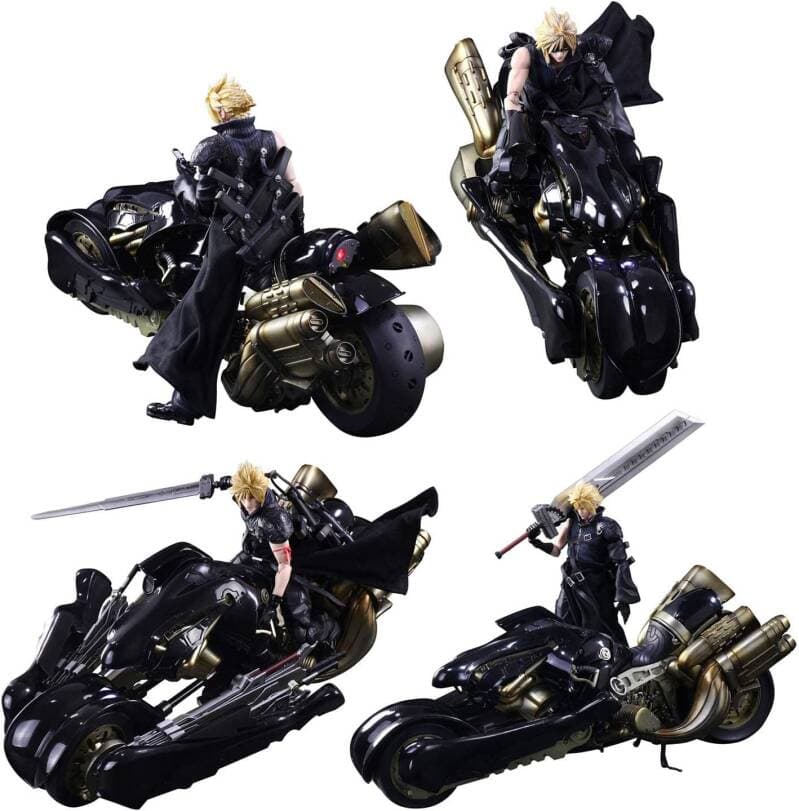 Square Enix Final Fantasy VII: Advent Children: Cloud Strife & Fenrir Play Arts Kai Action Figure - image 4