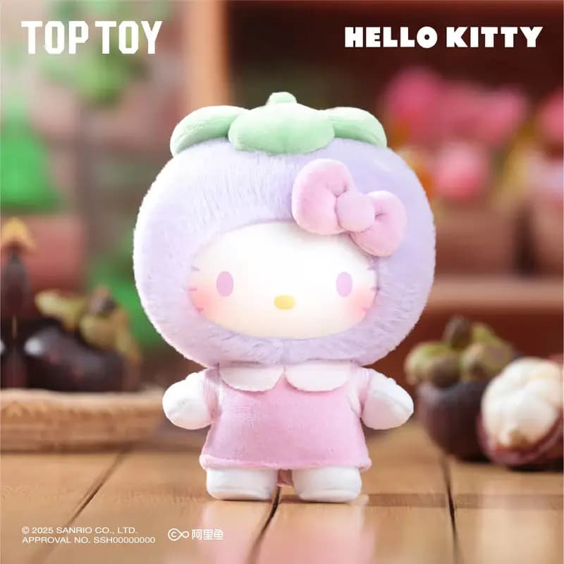 Hello Kitty Fruity Paradise Vinyl Plush Keychain Blind Box PDQ/6 - image 6