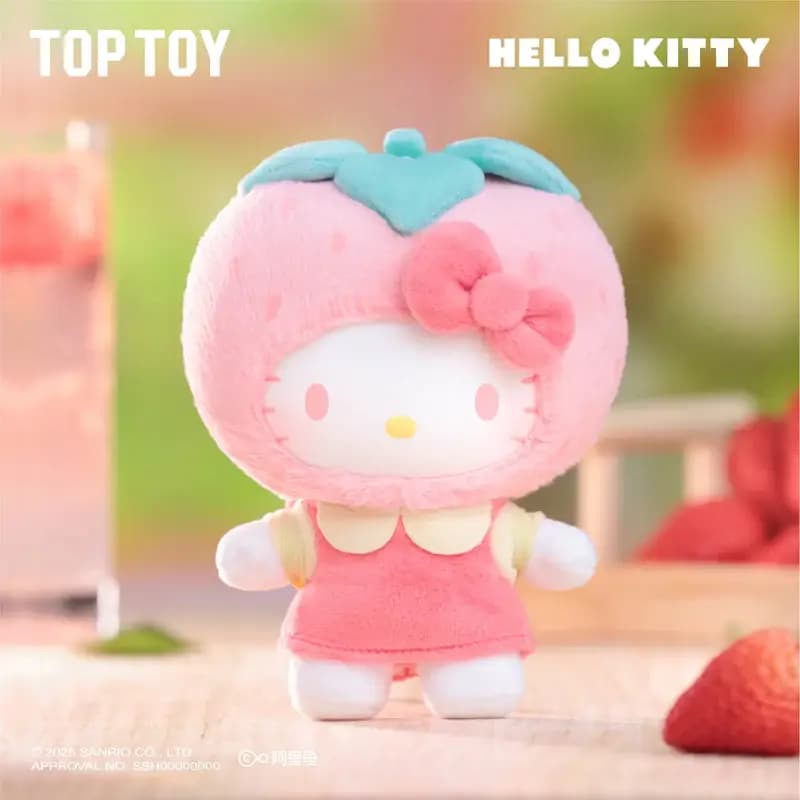Hello Kitty Fruity Paradise Vinyl Plush Keychain Blind Box PDQ/6 - image 4