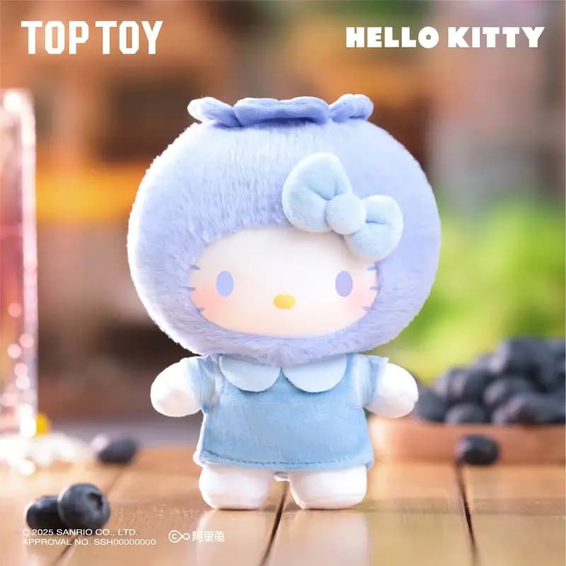 Hello Kitty Fruity Paradise Vinyl Plush Keychain Blind Box PDQ/6 - image 2