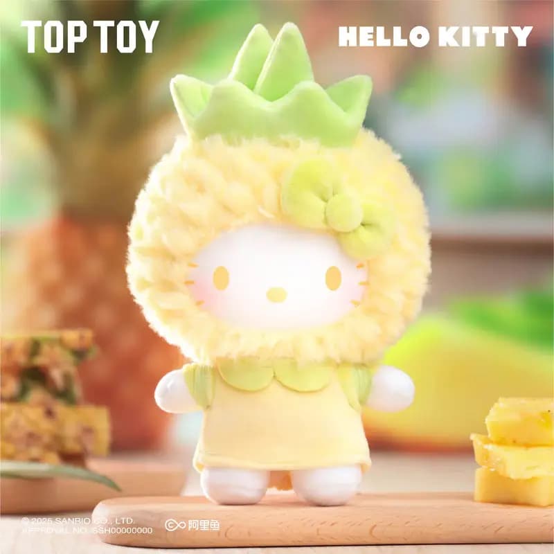 Hello Kitty Fruity Paradise Vinyl Plush Keychain Blind Box PDQ/6 - image 5