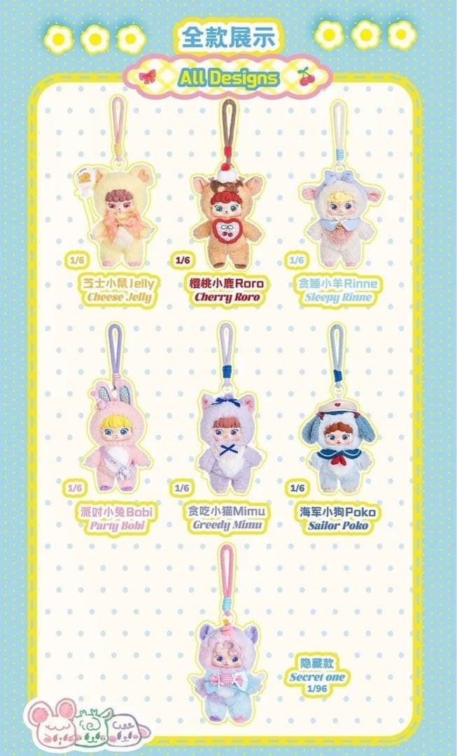 Puffynose Friends Memo Blind Box PDQ/6 - image 2