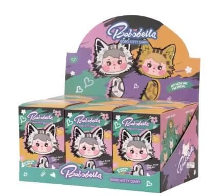 Bobobella  Bobo Kitty Diary Series Blind Box PDQ/6