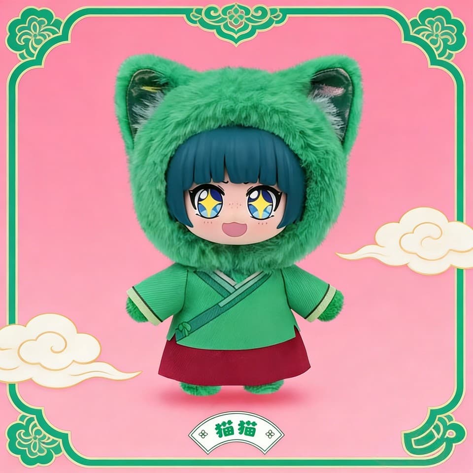The Apothecary Diaries Pet Pavilion Series Plush Keychain Blind Box PDQ/6 - image 7