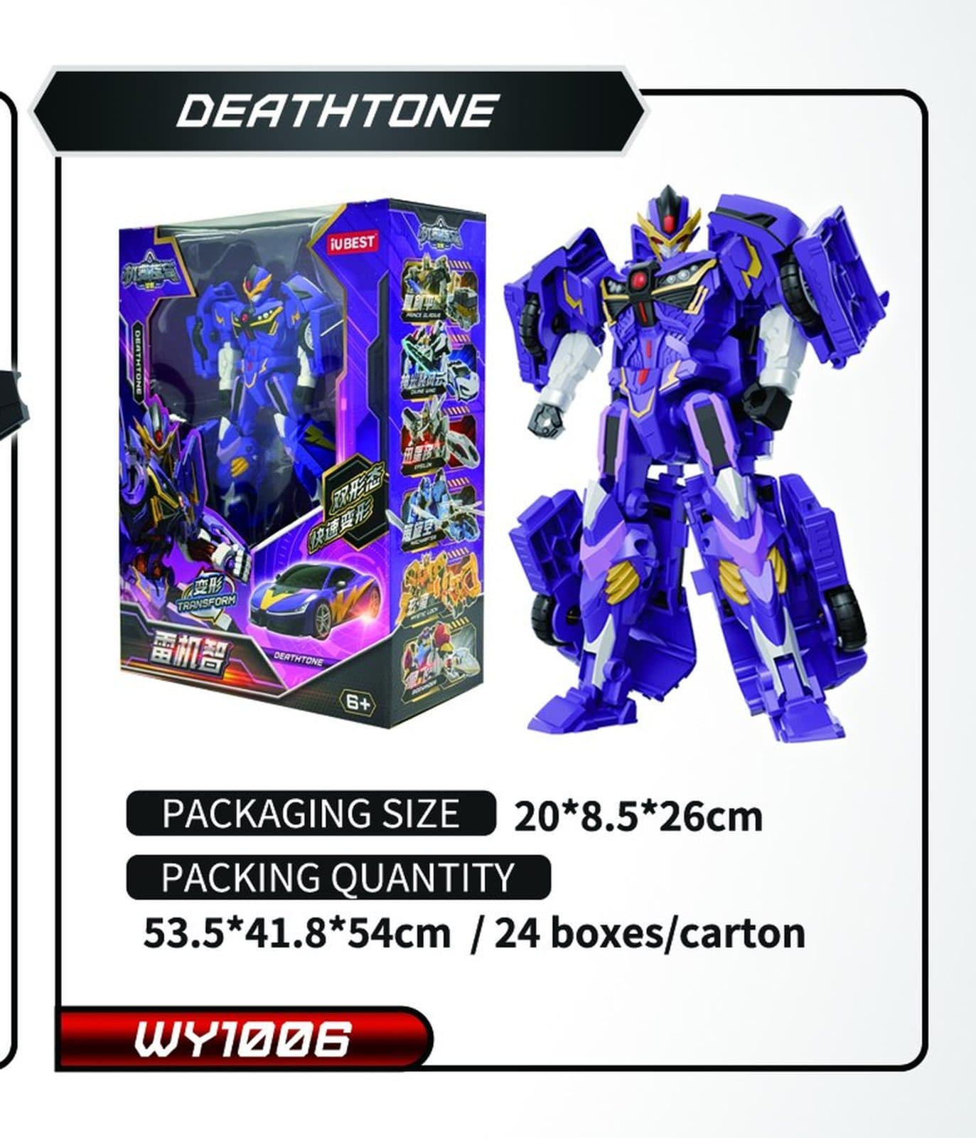 Mechasia Deathtone Transformers Action Figure - image 2