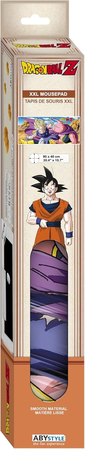 Dragon Ball - Mousepad XXL 90x40 - Buu vs Majin Vegeta - image 2