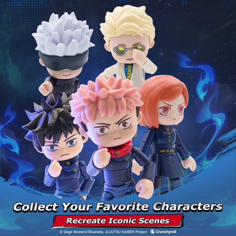 Jujutsu Kaisen Flexi Figs Total Assault Series Blind Box PDQ/6 - image 8