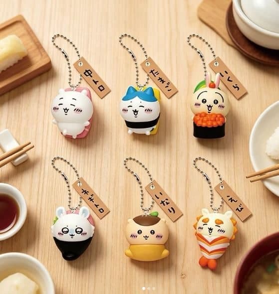 Chiikawa Sushi Keyring Blind Box PDQ/12 - image 2