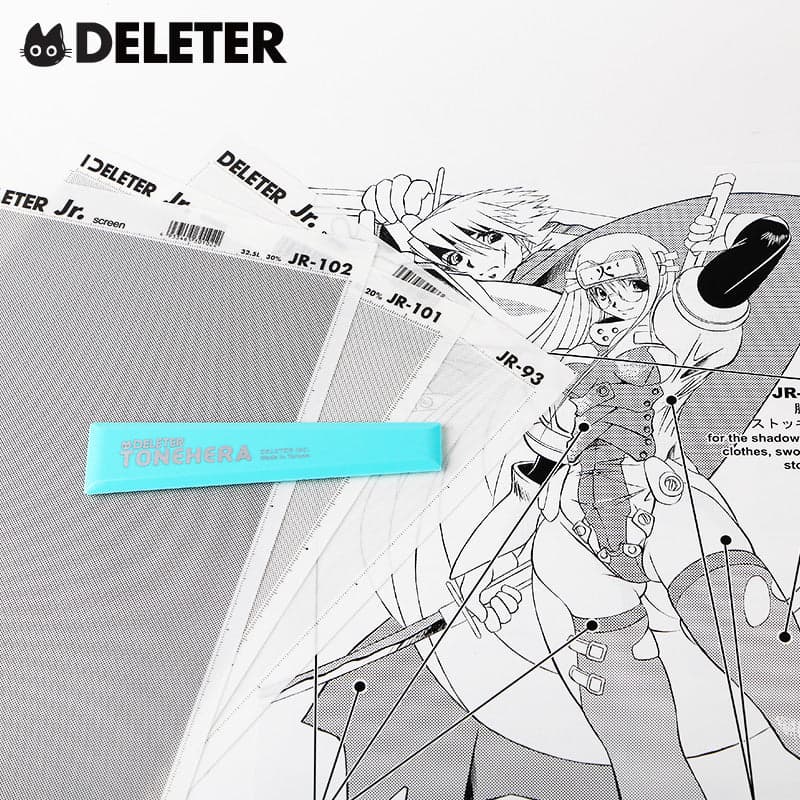 DELETER Manga Toolset: Beginners Tone Kit A (with sample pictures) - image 4
