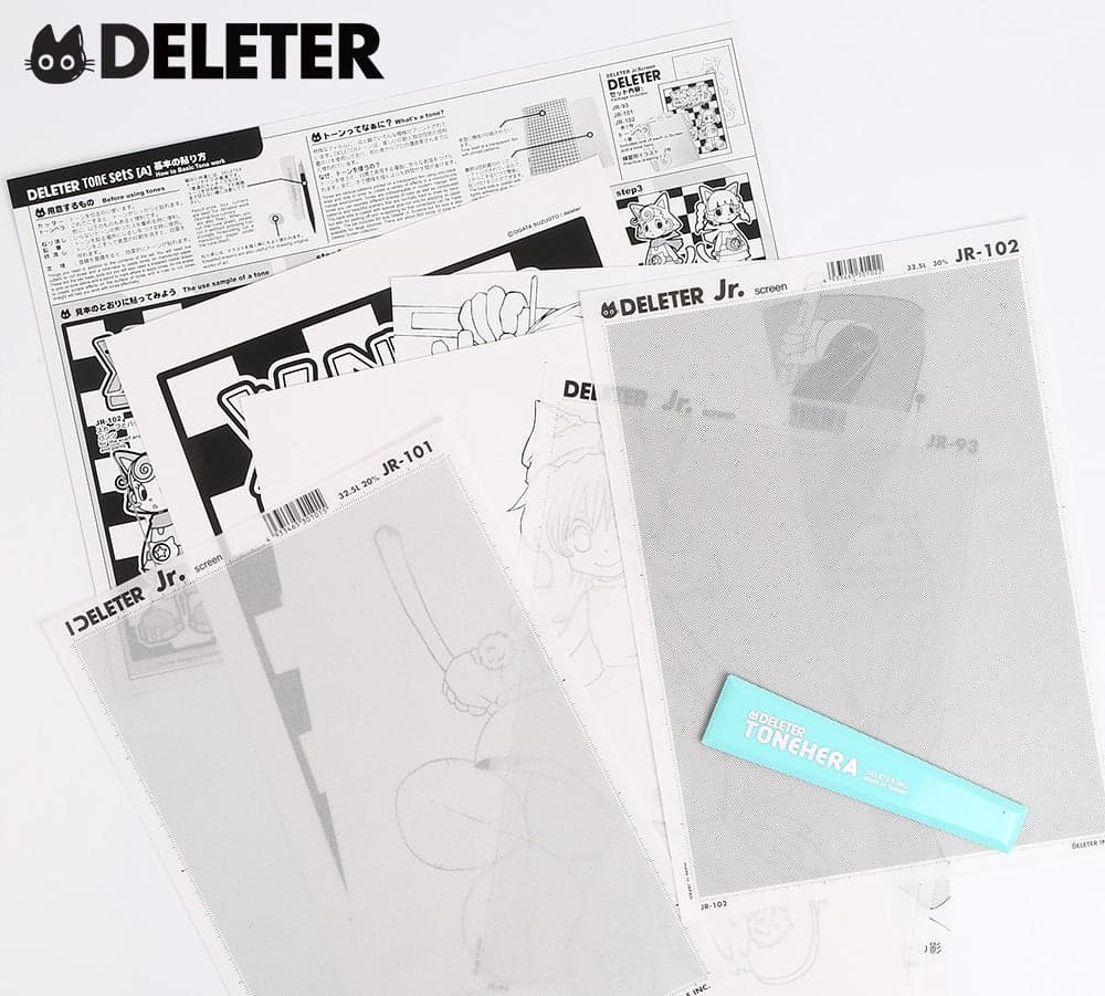 DELETER Manga Toolset: Beginners Tone Kit A (with sample pictures) - image 6