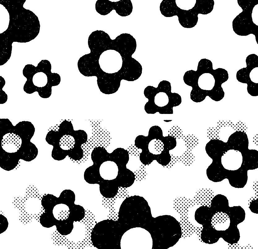 DELETER Jr. Screentone - 182 x 253mm - JR-154 (Round Flower Pattern) - image 3