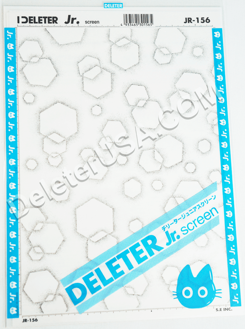 DELETER Jr. Screentone - 182 x 253mm - JR-156 (Hexagon Pattern) - image 2