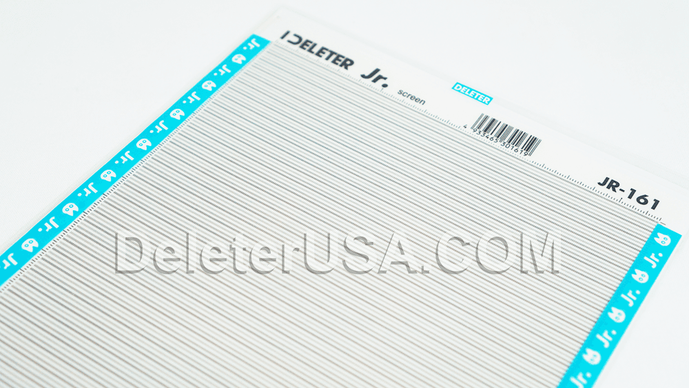 DELETER Jr. Screentone - 182 x 253mm - JR-161 (Horizontal Backslash Lines Pattern) - image 2