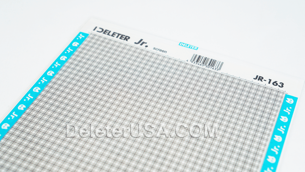 DELETER Jr. Screentone - 182 x 253mm - JR-163 (Double Plaid Forward Slash Pattern) - image 2