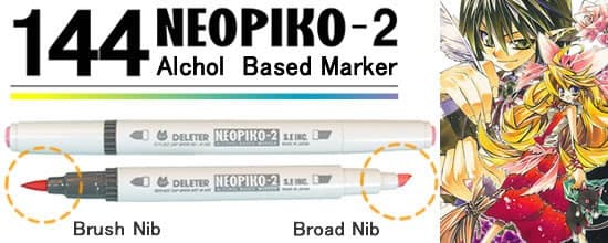 DELETER Neopiko-2 Dual-tipped Alcohol-based Marker - Basic Set - image 3
