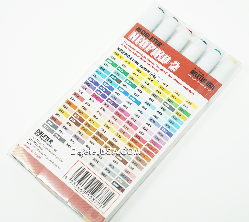 DELETER Neopiko-2 Dual-tipped Alcohol-based Marker - Hues Set - image 2