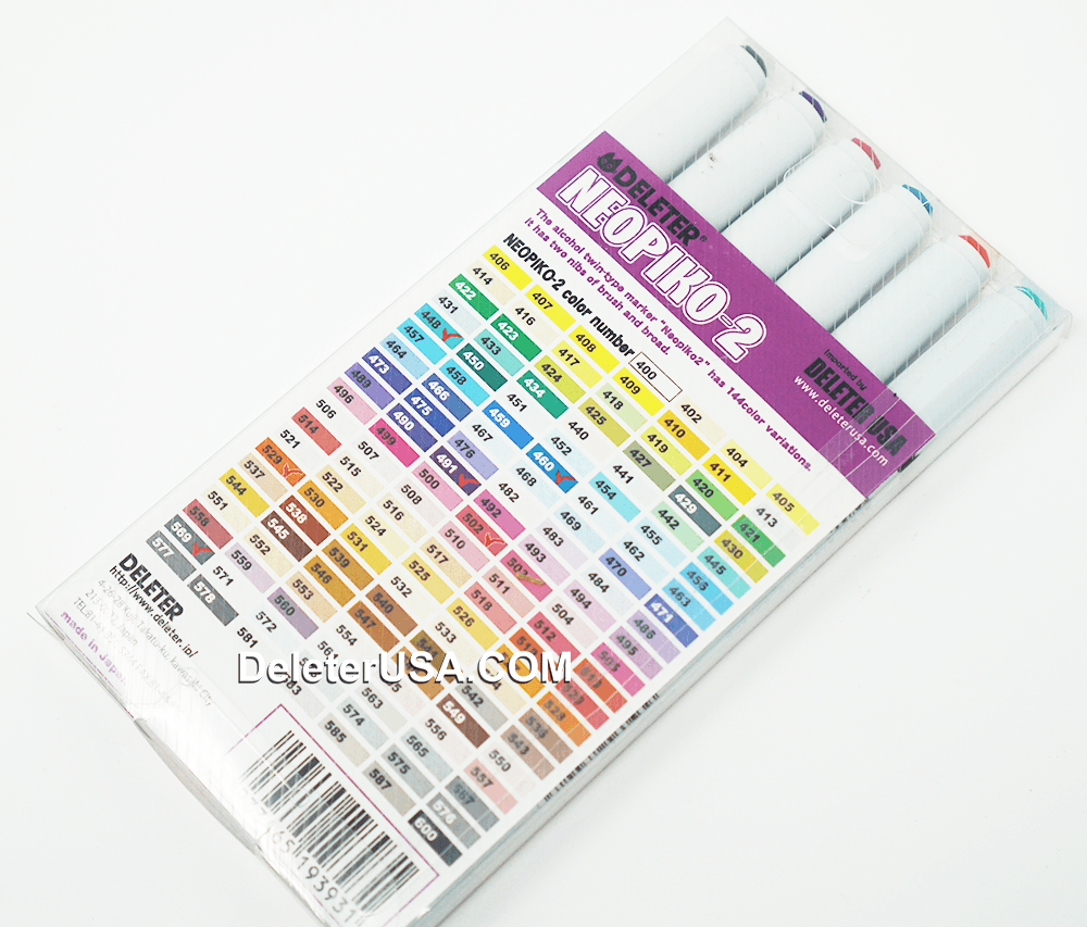 DELETER Neopiko-2 Dual-tipped Alcohol-based Marker - Manga Set 3 - image 2