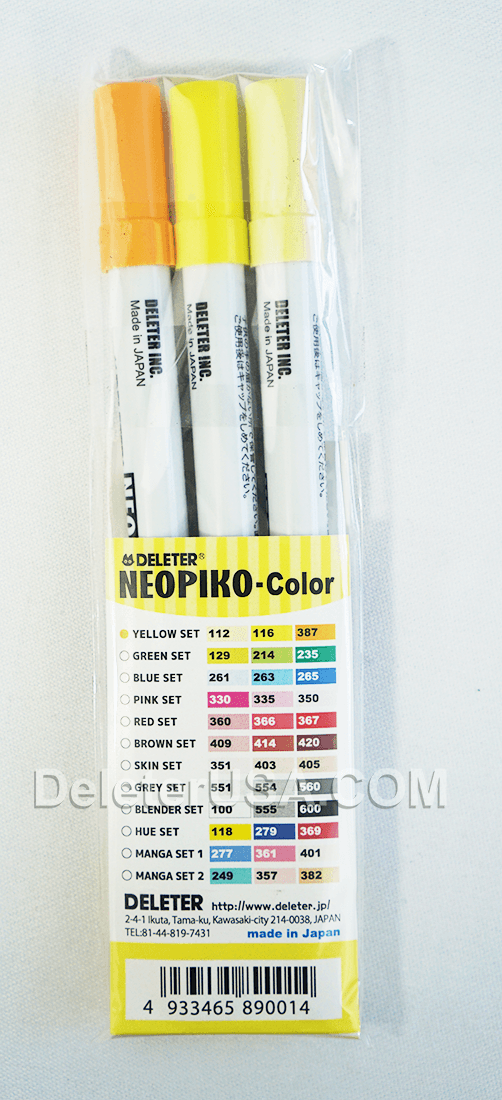 DELETER NEOPIKO-Color Yellow Set - image 2