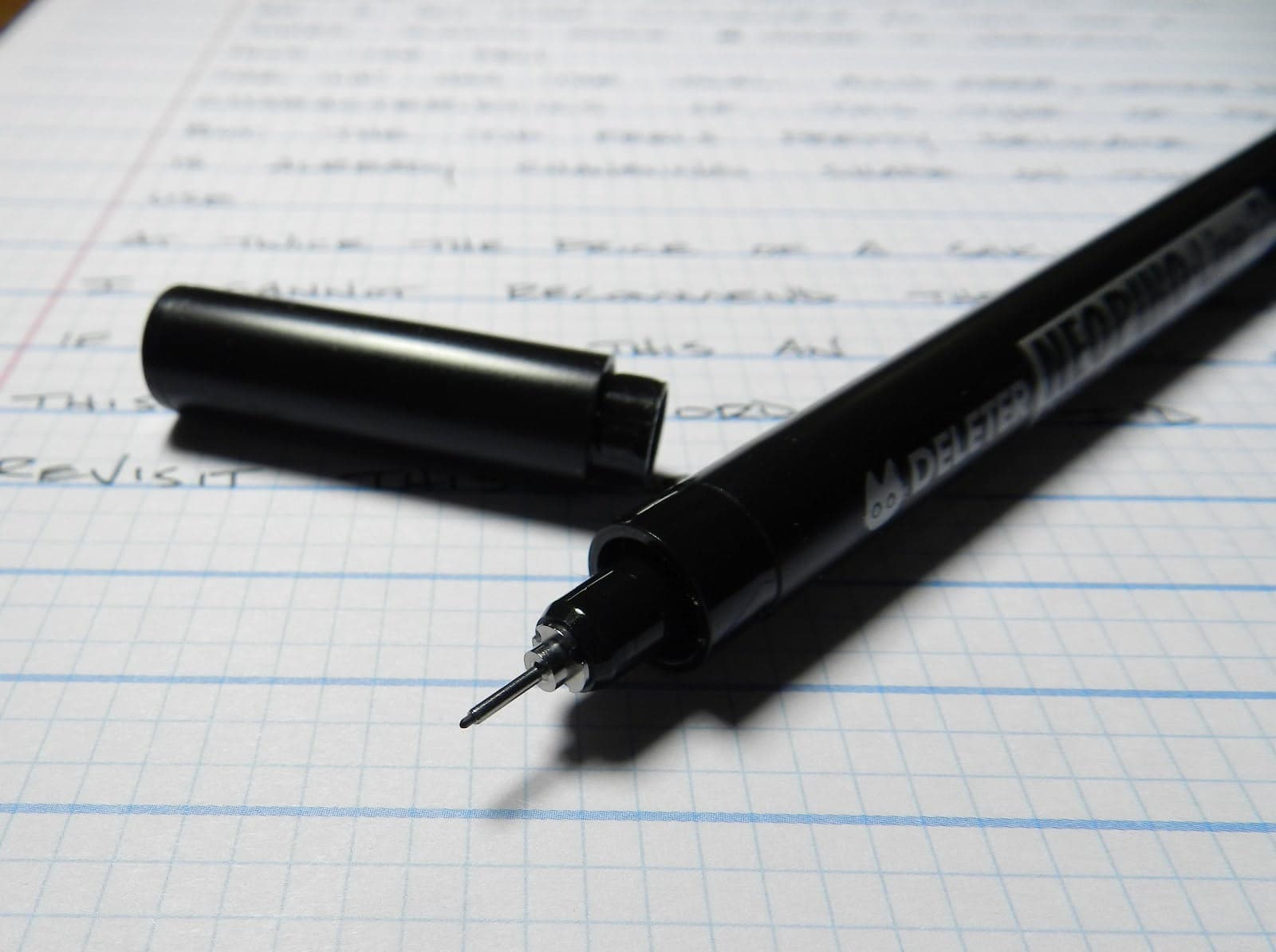 DELETER Neopiko Line 2 Multi-liner Pen - 0.2 mm - Black Ink - image 2